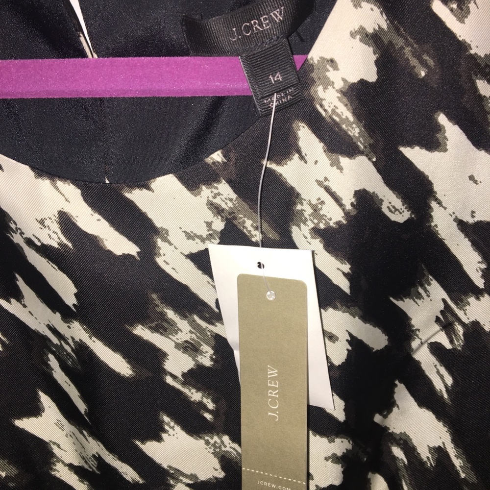 JCrew retail houndstooth dress 14 - Picture 2 of 3